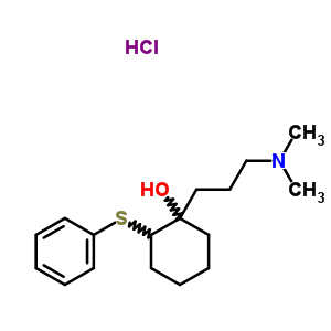 37457-09-3  1-[3-(dimethylamino)propyl]-2-(phenylsulfanyl)cyclohexanol hydrochloride (1:1)