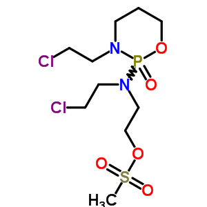 37753-17-6  2-{(2-chloroethyl)[3-(2-chloroethyl)-2-oxido-1,3,2-oxazaphosphinan-2-yl]amino}ethyl methanesulfonate