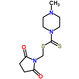 38221-41-9  (2,5-dioxopyrrolidin-1-yl)methyl 4-methylpiperazine-1-carbodithioate