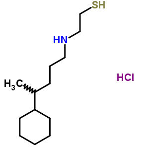 38920-61-5  2-[(4-cyclohexylpentyl)amino]ethanethiol hydrochloride (1:1)