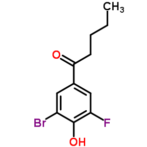 455-53-8  1-(3-bromo-5-fluoro-4-hydroxyphenyl)pentan-1-one