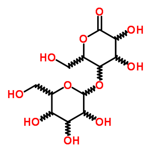 52762-22-8  (3R,4R,5S,6R)-3,4-dihydroxy-6-(hydroxymethyl)-5-{[(2S,3R,4S,5S,6R)-3,4,5-trihydroxy-6-(hydroxymethyl)tetrahydro-2H-pyran-2-yl]oxy}tetrahydro-2H-pyran-2-one (non-preferred name)