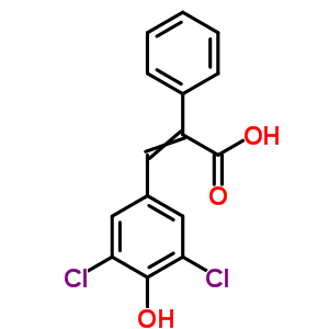 5325-40-6  3-(3,5-dichloro-4-hydroxyphenyl)-2-phenylprop-2-enoic acid