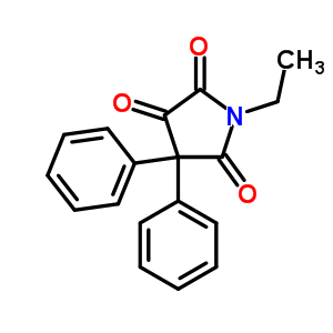 5347-03-5  1-ethyl-4,4-diphenylpyrrolidine-2,3,5-trione