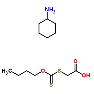 5422-78-6  [(butoxycarbothioyl)sulfanyl]acetic acid - cyclohexanamine (1:1)