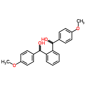 6636-09-5  benzene-1,2-diylbis[(4-methoxyphenyl)methanol]