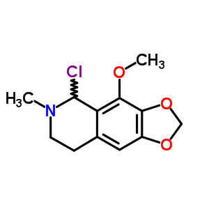 82-53-1  5-chloro-4-methoxy-6-methyl-5,6,7,8-tetrahydro[1,3]dioxolo[4,5-g]isoquinoline