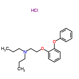 24591-38-6  N-[2-(2-phenoxyphenoxy)ethyl]-N-propylpropan-1-amine hydrochloride (1:1)
