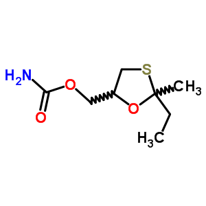 24606-87-9  (2-ethyl-2-methyl-1,3-oxathiolan-5-yl)methyl carbamate