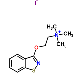 24839-37-0  2-(1,2-benzothiazol-3-yloxy)-N,N,N-trimethylethanaminium iodide