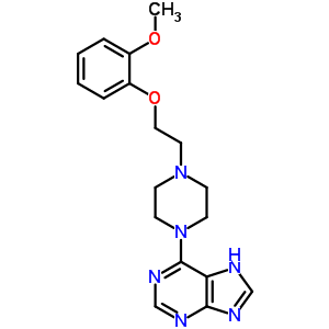 24926-58-7  6-{4-[2-(2-methoxyphenoxy)ethyl]piperazin-1-yl}-7H-purine