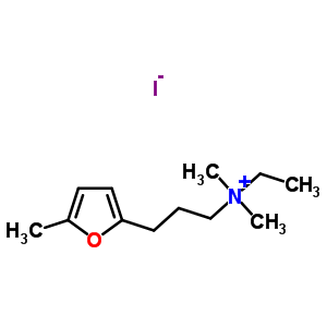 25435-45-4  N-ethyl-N,N-dimethyl-3-(5-methylfuran-2-yl)propan-1-aminium iodide