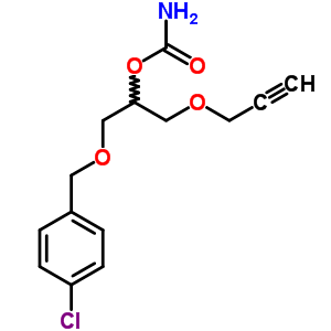 26310-04-3  1-[(4-chlorobenzyl)oxy]-3-(prop-2-yn-1-yloxy)propan-2-yl carbamate