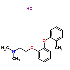 26327-59-3  N,N-dimethyl-2-[2-(2-methylphenoxy)phenoxy]ethanamine hydrochloride (1:1)