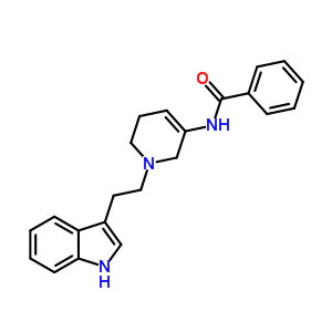 26844-07-5  N-{1-[2-(1H-indol-3-yl)ethyl]-1,2,5,6-tetrahydropyridin-3-yl}benzamide