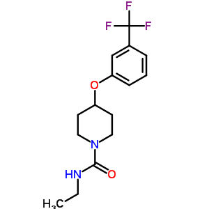 28033-16-1  N-ethyl-4-[3-(trifluoromethyl)phenoxy]piperidine-1-carboxamide