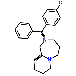 36063-81-7  2-[(4-chlorophenyl)(phenyl)methyl]decahydropyrido[1,2-a][1,4]diazepine