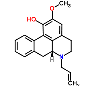 37082-19-2  (6aR)-2-methoxy-6-(prop-2-en-1-yl)-5,6,6a,7-tetrahydro-4H-dibenzo[de,g]quinolin-1-ol