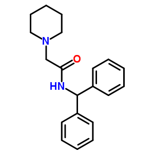 37390-14-0  N-(diphenylmethyl)-2-(piperidin-1-yl)acetamide