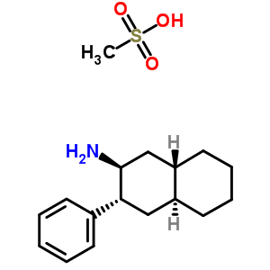 38727-10-5  (2S,3R,4aS,8aS)-3-phenyldecahydronaphthalen-2-amine methanesulfonate (1:1)