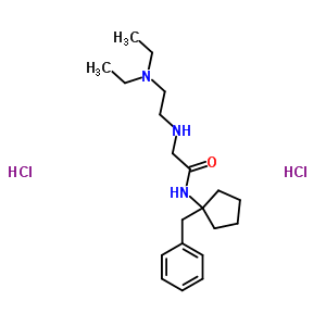 40399-94-8  N-(1-benzylcyclopentyl)-N~2~-[2-(diethylamino)ethyl]glycinamide dihydrochloride