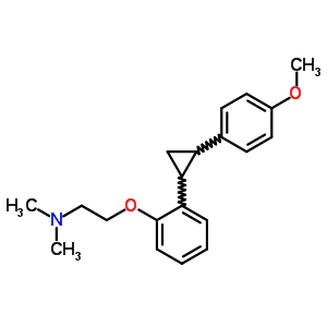 40603-40-5  2-{2-[2-(4-methoxyphenyl)cyclopropyl]phenoxy}-N,N-dimethylethanamine