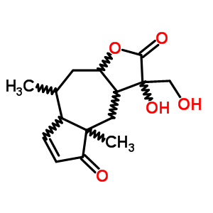 51292-63-8  3-hydroxy-3-(hydroxymethyl)-4a,8-dimethyl-3,3a,4,4a,7a,8,9,9a-octahydroazuleno[6,5-b]furan-2,5-dione