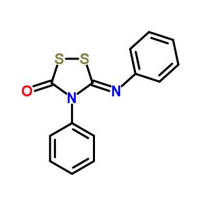 5338-82-9  (5Z)-4-phenyl-5-(phenylimino)-1,2,4-dithiazolidin-3-one