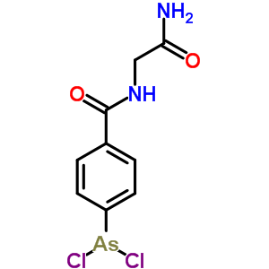 5410-47-9  {4-[(2-amino-2-oxoethyl)carbamoyl]phenyl}arsonous dichloride