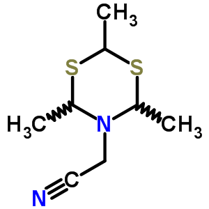 5413-10-5  (2,4,6-trimethyl-1,3,5-dithiazinan-5-yl)acetonitrile