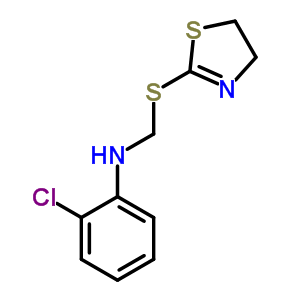 5422-18-4  2-chloro-N-[(4,5-dihydro-1,3-thiazol-2-ylsulfanyl)methyl]aniline