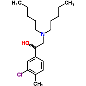 5426-25-5  1-(3-chloro-4-methylphenyl)-2-(dipentylamino)ethanol