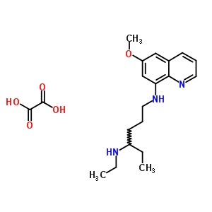 5428-62-6  N~4~-ethyl-N~1~-(6-methoxyquinolin-8-yl)hexane-1,4-diamine ethanedioate (1:1)