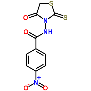 82220-83-5  4-nitro-N-(4-oxo-2-thioxo-1,3-thiazolidin-3-yl)benzamide