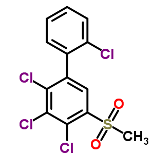 106352-69-6  2,2',3,4-tetrachloro-5-(methylsulfonyl)biphenyl
