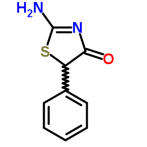 1762-68-1  2-amino-5-phenyl-1,3-thiazol-4(5H)-one