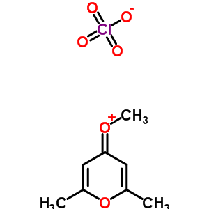26889-67-8  (2,6-dimethyl-4H-pyran-4-ylidene)(methyl)oxonium perchlorate