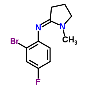 27033-93-8  2-bromo-4-fluoro-N-[(2Z)-1-methylpyrrolidin-2-ylidene]aniline