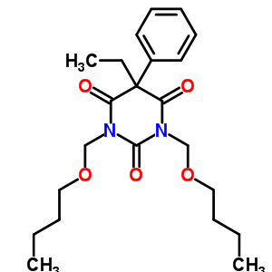 27512-02-3  1,3-bis(butoxymethyl)-5-ethyl-5-phenylpyrimidine-2,4,6(1H,3H,5H)-trione