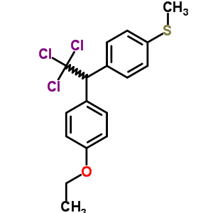 34197-17-6  1-ethoxy-4-{2,2,2-trichloro-1-[4-(methylsulfanyl)phenyl]ethyl}benzene