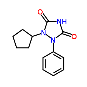 34873-86-4  1-cyclopentyl-2-phenyl-1,2,4-triazolidine-3,5-dione