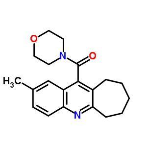 36068-71-0  (2-methyl-7,8,9,10-tetrahydro-6H-cyclohepta[b]quinolin-11-yl)(morpholin-4-yl)methanone