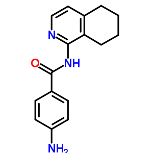 36855-66-0  4-amino-N-(5,6,7,8-tetrahydroisoquinolin-1-yl)benzamide