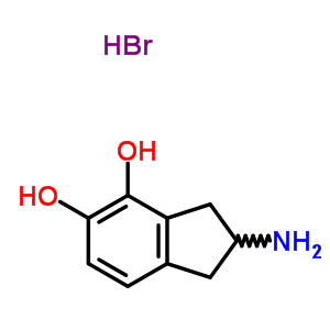 37096-31-4  2-amino-2,3-dihydro-1H-indene-4,5-diol hydrobromide (1:1)