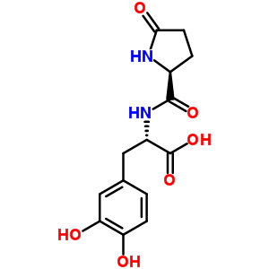 37166-12-4  5-oxo-L-prolyl-3-hydroxy-L-tyrosine