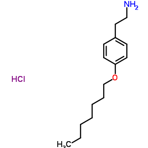 37563-57-8  2-[4-(heptyloxy)phenyl]ethanamine hydrochloride (1:1)