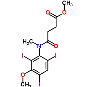 37938-81-1  methyl 4-[methyl(2,4,6-triiodo-3-methoxyphenyl)amino]-4-oxobutanoate