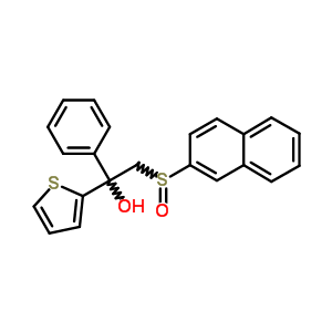38226-55-0  2-(naphthalen-2-ylsulfinyl)-1-phenyl-1-(thiophen-2-yl)ethanol