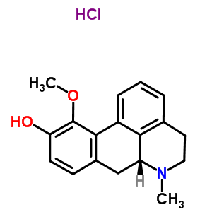 38322-41-7  (6aR)-11-methoxy-6-methyl-5,6,6a,7-tetrahydro-4H-dibenzo[de,g]quinolin-10-ol hydrochloride (1:1)