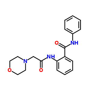 38520-97-7  2-[(morpholin-4-ylacetyl)amino]-N-phenylbenzamide